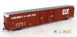 HomeShops HomeShops HFB-003-002 CLE - Cincinnati & Lake Erie #675297 Greenville 86' Double Plug Door Boxcar HO Scale
