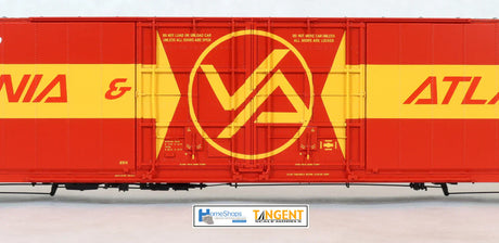 HomeShops HomeShops HFB-007-002 VA - Virginia and Atlantic #270414 86' Double Plug Door Boxcar HO Scale