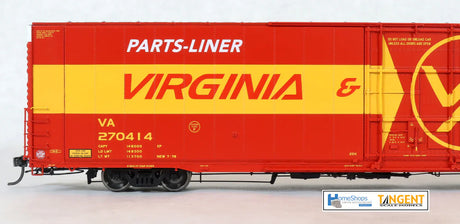 HomeShops HomeShops HFB-007-002 VA - Virginia and Atlantic #270414 86' Double Plug Door Boxcar HO Scale