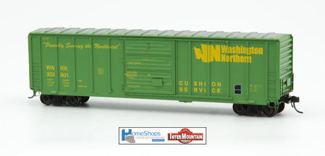 HomeShops HomeShops HFB-018-006 WNRR Washington Northern #333846 - InterMountain PS-5277 50' Box Car HO Scale