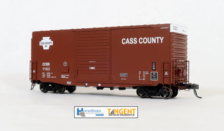 HomeShops HomeShops HFB-019-001 CCRR - Cass County #1163 PS 40' Mini Hy Cube Boxcar HO Scale