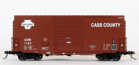 HomeShops HomeShops HFB-019-002 CCRR - Cass County #1188 PS 40' Mini Hy Cube Boxcar HO Scale