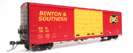 HomeShops HomeShops HFB-029-003 BSR Benton & Southern #5835 - Rapido PC&F 5258 50' Double Door Box Car HO Scale