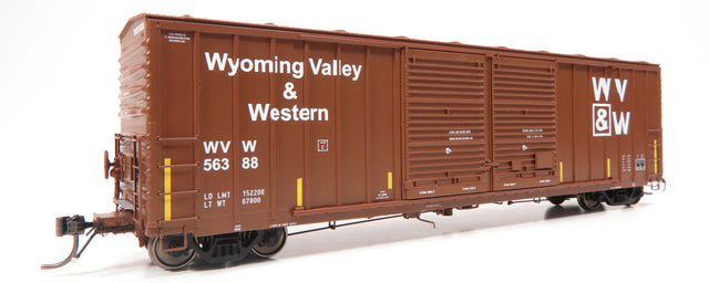 HomeShops HomeShops HFB-035-003 WVW Wyoming Valley & Western #56360 - Rapido PC&F 5258 50' Double Door Box Car HO Scale