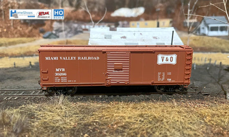 HomeShops HomeShops HFB-042-001 MVR - Miami Valley Railroad #30205 Atlas USRA Rebuilt Steel 40' Box Car HO Scale
