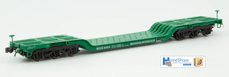 HomeShops HomeShops HFF-001-001 MCIS Michigan Interstate #5904 - GSC Depressed Center Flat Car HO Scale