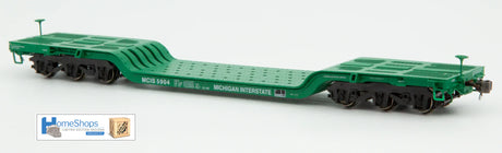 HomeShops HomeShops HFF-001-001 MCIS Michigan Interstate #5904 - GSC Depressed Center Flat Car HO Scale