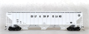 HomeShops HomeShops HFH-003-002 GSI - Gulf and Ship Island #43840 Tangent PS-4427 Covered Hopper Car HO Scale