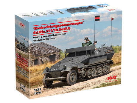 ICM Models ICM 1/35 Beobachtungspanzerwagen Sd.Kfz.251/18 Ausf.A