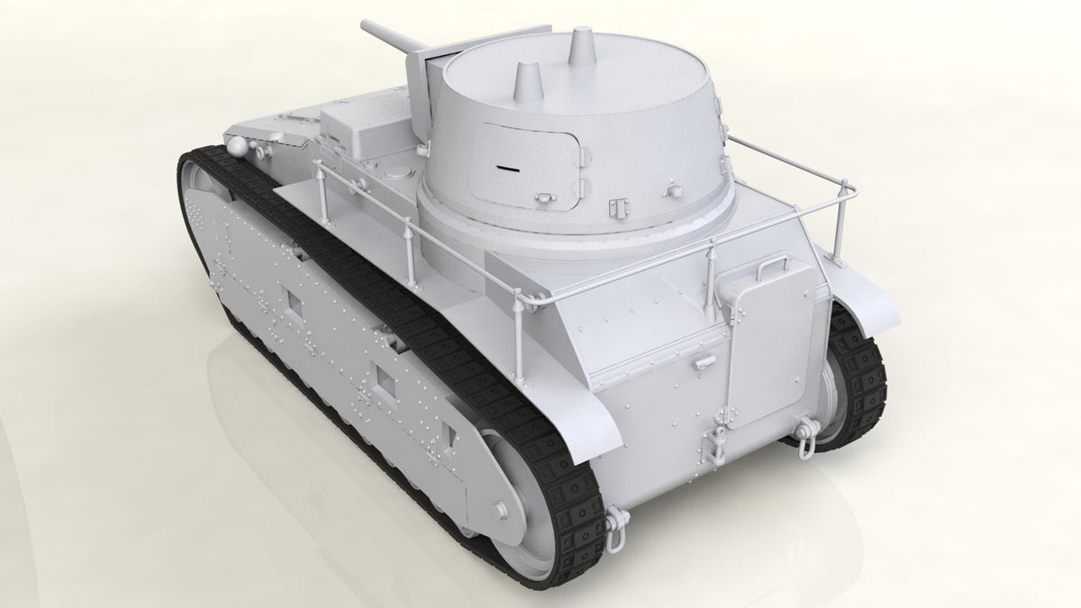 ICM Models MILITARY MODEL ICM Models 1/35 German Leichttraktor Rheinmetall 1930 Tank (New Tool) Kit