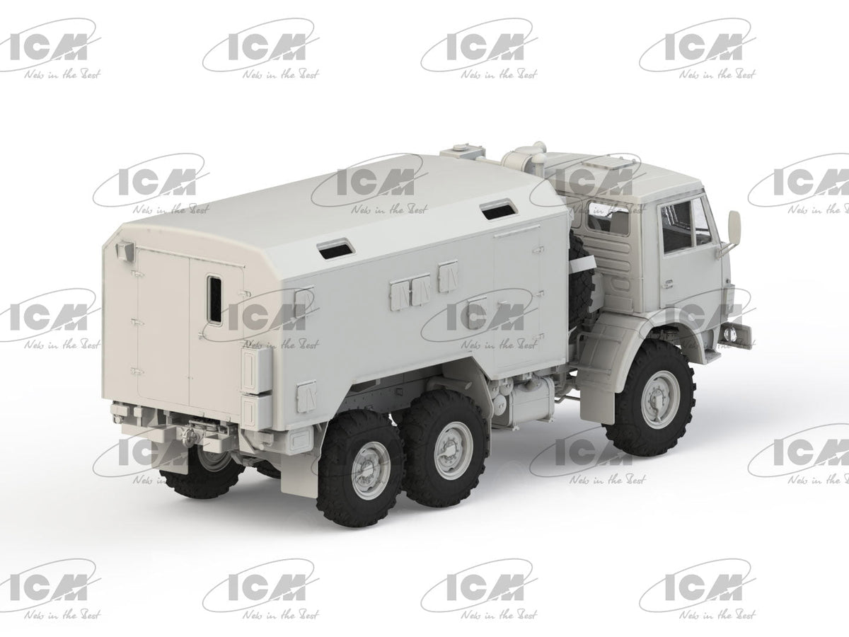 ICM Models MILITARY MODEL ICM Models 1/35 Soviet Six-Wheel Army Truck w/Shelter Kit