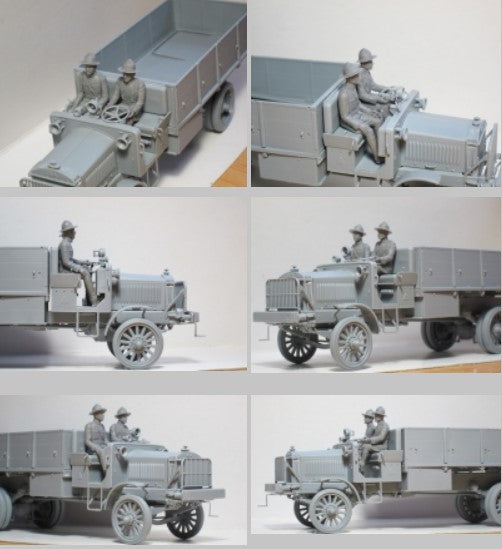 ICM Models MILITARY MODEL ICM Models 1/35 US Drivers 1917-1918 (2) (New Tool) Kit