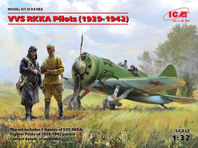 ICM Models MODEL AIRCRAFT ICM Models 1/32 WWII Soviet Air Force (VVS RKKA) Pilots 1939-1942 (3) (New Tool) Kit