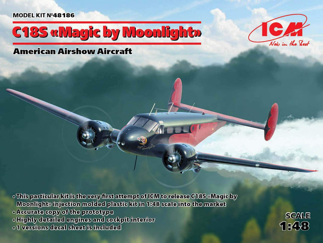 ICM Models MODEL AIRCRAFT ICM Models 1/48 C18S Magic by Moonlight Airshow Aircraft Kit