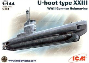 ICM Models MODEL SHIPS ICM Models 1/144 WWII German U-Boat Type XXIII Submarine Kit