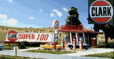 Blair Line MODEL TRAINS Blair Line HO Clark Oil Gas Station Kit