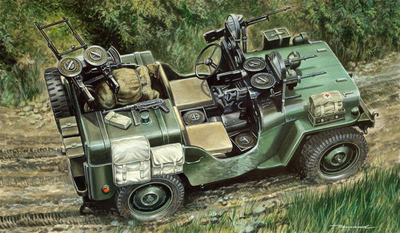 Italeri MILITARY MODEL Italeri 1/35 Commando Military Car Kit