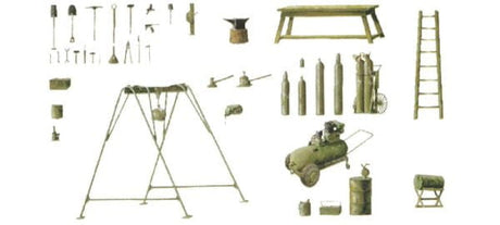 Italeri MILITARY MODEL Italeri 1/35 Field Tool Shop Kit