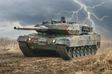 Italeri MILITARY MODEL Italeri 1/35 Leopard 2A6 German Tank Kit