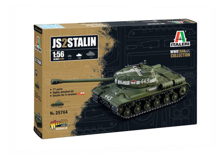 Italeri MILITARY MODEL Italeri 1/56 Soviet JS2 Stalin Heavy Tank Kit