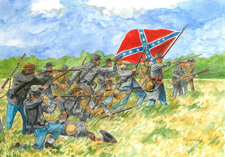 Italeri MILITARY MODEL Italeri 1/72 American Civil War Confederate Infantry (50) Kit