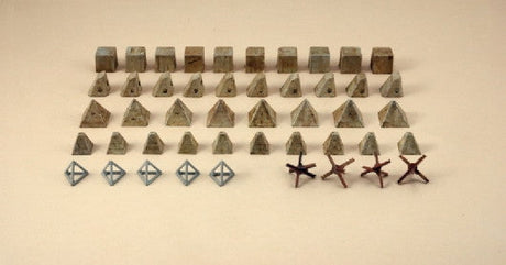 Italeri MILITARY MODEL Italeri 1/72 Anti-Tank Obstacles Kit