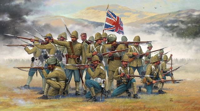 Italeri MILITARY MODEL Italeri 1/72 British Infantry & Sepoys Soldiers Colonial Wars (30) Kit