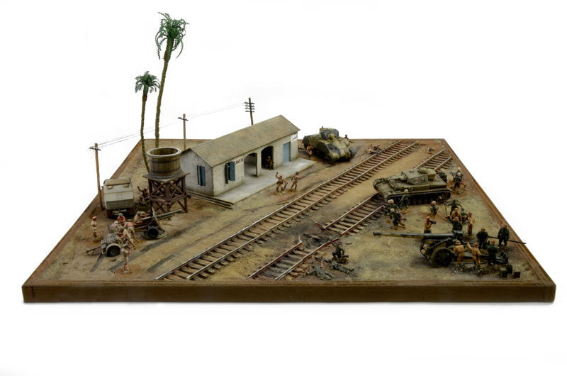 Italeri MILITARY MODEL Italeri 1/72 El Alamein Battle Railway Station Diorama