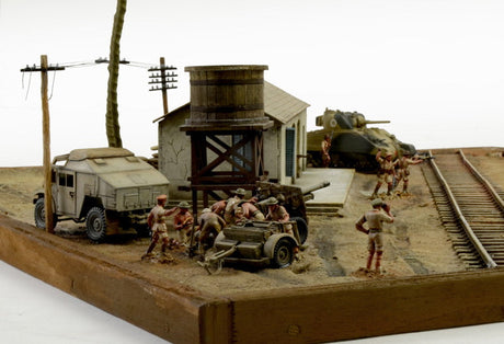 Italeri MILITARY MODEL Italeri 1/72 El Alamein Battle Railway Station Diorama