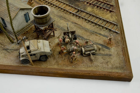 Italeri MILITARY MODEL Italeri 1/72 El Alamein Battle Railway Station Diorama