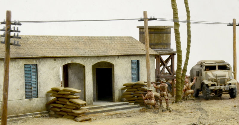 Italeri MILITARY MODEL Italeri 1/72 El Alamein Battle Railway Station Diorama