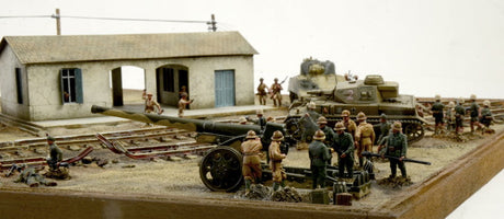 Italeri MILITARY MODEL Italeri 1/72 El Alamein Battle Railway Station Diorama