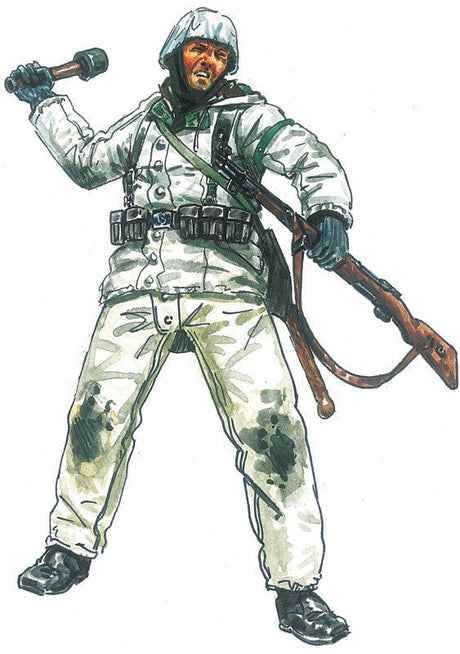 Italeri MILITARY MODEL Italeri 1/72 German Infantry Winter Uniform (36 Figures) Set