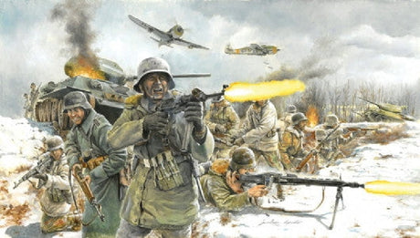 Italeri MILITARY MODEL Italeri 1/72 German Infantry Winter Uniform (36 Figures) Set
