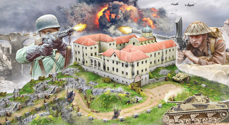 Italeri MILITARY MODEL Italeri 1/72 Montecassino Abbey 1944 Breaking the Gustav Line Battle Diorama Set