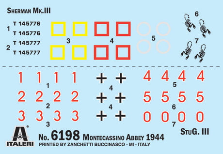 Italeri MILITARY MODEL Italeri 1/72 Montecassino Abbey 1944 Breaking the Gustav Line Battle Diorama Set