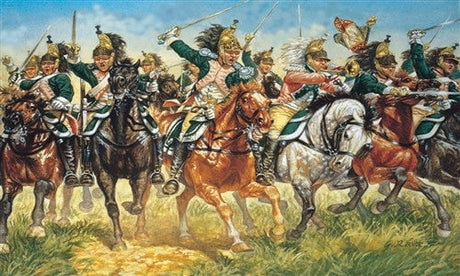 Italeri MILITARY MODEL Italeri 1/72 Napoleonic War 1805-15: French Dragoons (17 Mounted Figures) Set