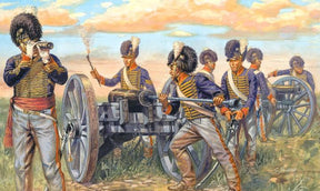 Italeri MILITARY MODEL Italeri 1/72 Napoleonic War: British Artillery (16 Figs & 4 Guns) Kit
