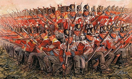 Italeri MILITARY MODEL Italeri 1/72 Napoleonic War: British Infantry 1815 (48 Figures) Kit
