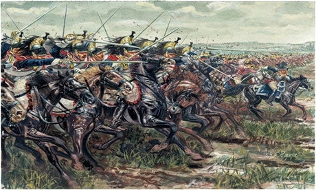 Italeri MILITARY MODEL Italeri 1/72 Napoleonic War: French Cuirassiers (12 Mounted Figures Set)