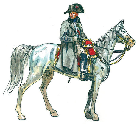 Italeri MILITARY MODEL Italeri 1/72 Napoleonic War: French Imperial General Staff (21 w/13 Horses) Set