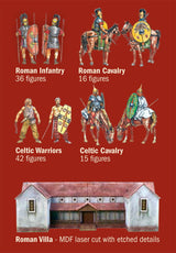 Italeri MILITARY MODEL Italeri 1/72 Pax Romama Struggle at the Roman Villa Battle Diorama Kit