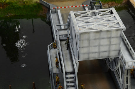 Italeri MILITARY MODEL Italeri 1/72 Pegasus Bridge Assault Battle Diorama Set (New Tool)