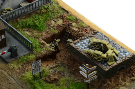 Italeri MILITARY MODEL Italeri 1/72 Pegasus Bridge Assault Battle Diorama Set (New Tool)