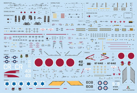 Italeri MODEL AIRCRAFT Italeri 1/48 F-4E Phantom II Kit