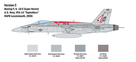 Italeri MODEL AIRCRAFT Italeri 1/48 F/A18E Super Hornet Fighter Kit