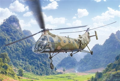 Italeri MODEL AIRCRAFT Italeri 1/48 H-21C "Flying Banana" Gunship Kit
