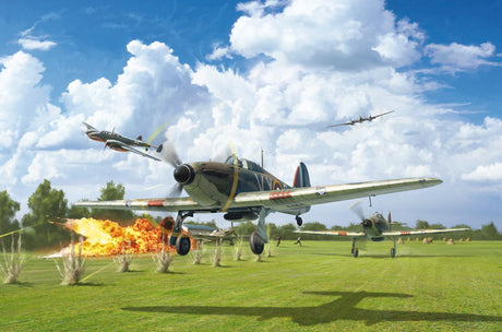Italeri MODEL AIRCRAFT Italeri 1/48 Hurricane Mk I RAF Fighter Battle of Britain 80th Anniversary Kit
