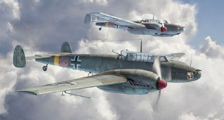 Italeri MODEL AIRCRAFT Italeri 1/48 Messerschmitt Bf110C/D Fighter Kit