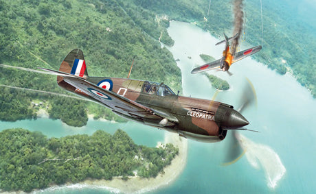 Italeri MODEL AIRCRAFT Italeri 1/48 P40E/K Kittyhawk Kit